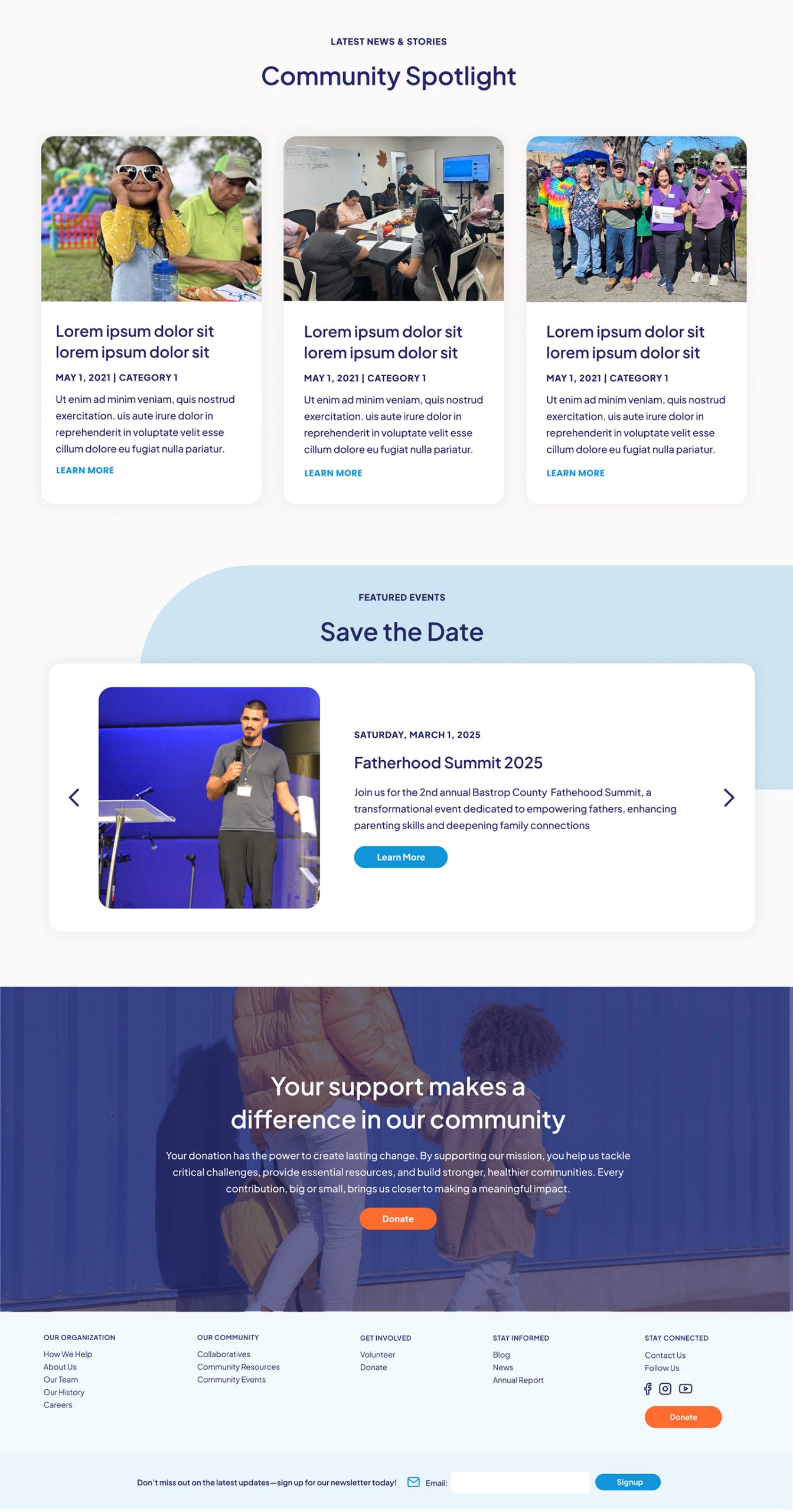 Bastrop_County_Cares_Home3 Bastrop County Cares Website Design Home Page