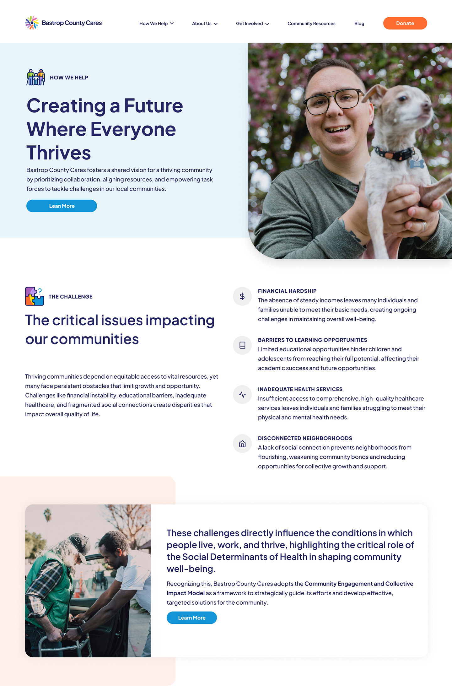 Bastrop_County_Cares_How_We_Help1 Bastrop County Cares Website Design How We Help Page