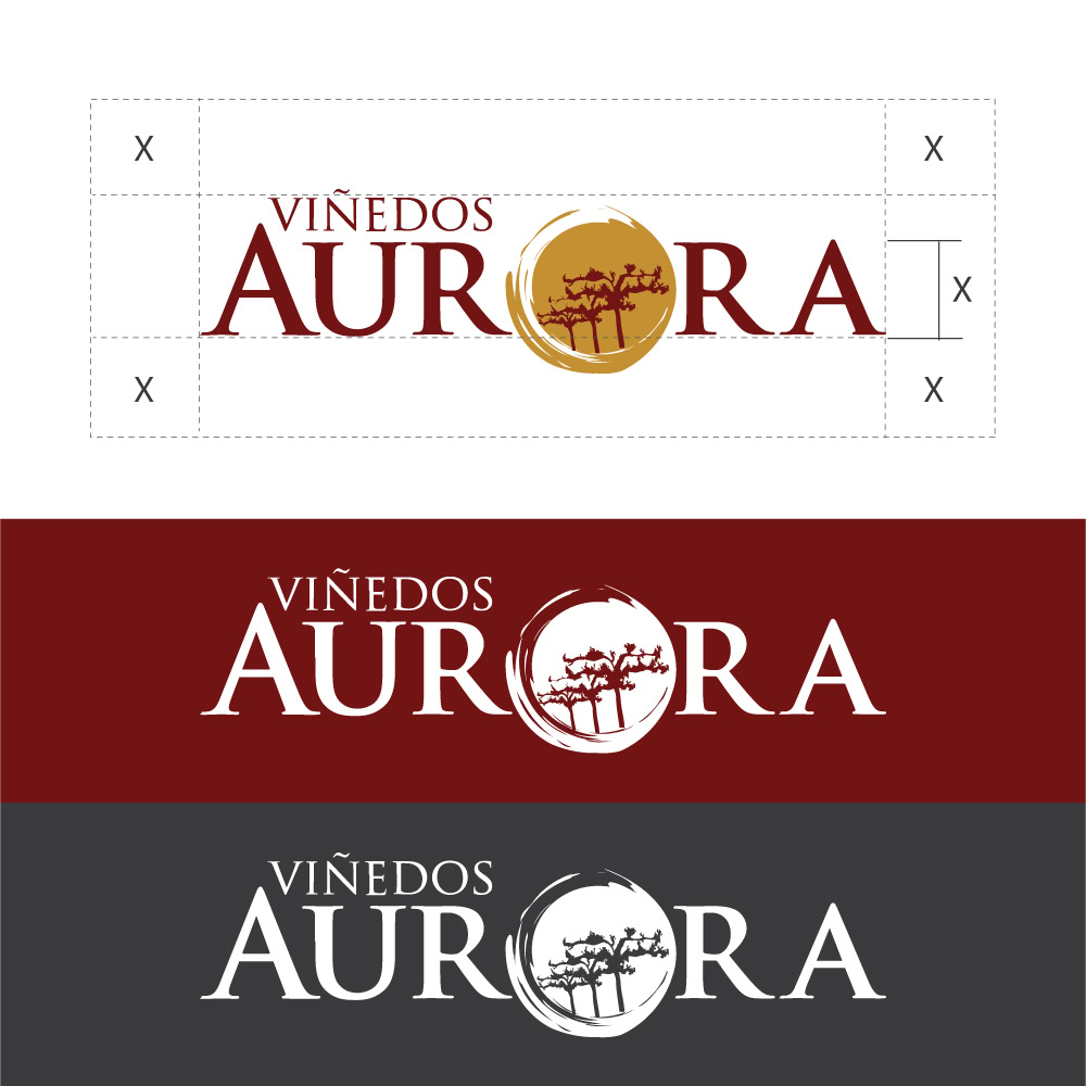 Vinedos Aurora Logo guides Viñedos Aurora Logo Guides