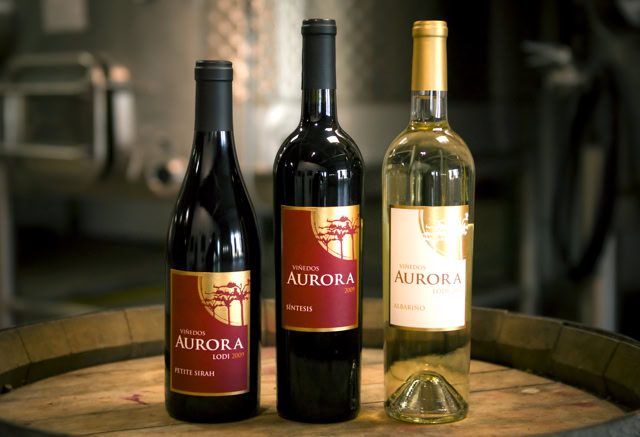 Viñedos Aurora Wine Labels. Photo by Christopher Briggs Photography.