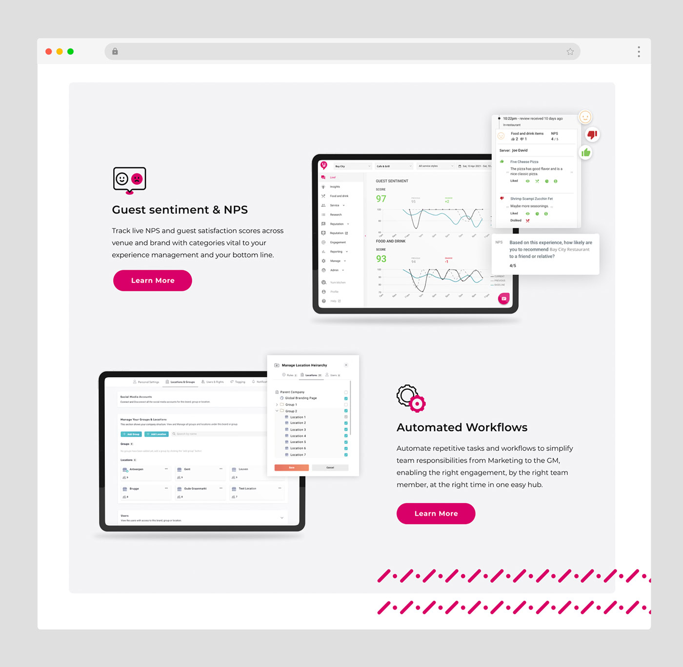 Yumpingo homepage after redesign